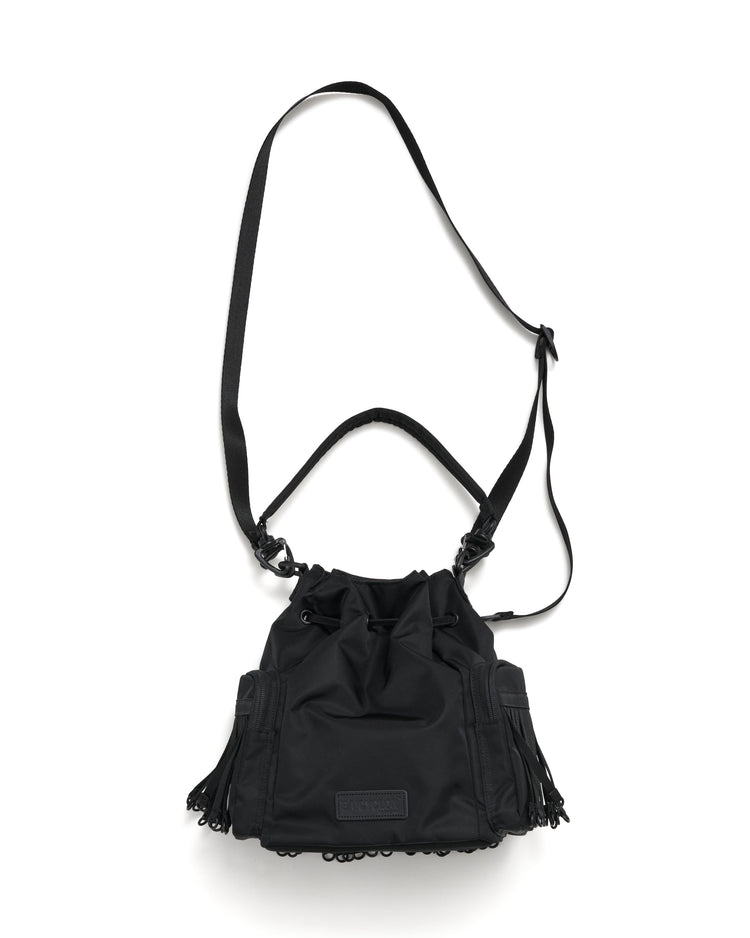BAICYCLON by bagjack    TAPE FRINGE DRAW STRING BAG BCL-126