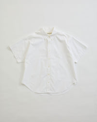 THE SHINZONE / HALF SLEEVE DADDY SHIRT 01 WHITE