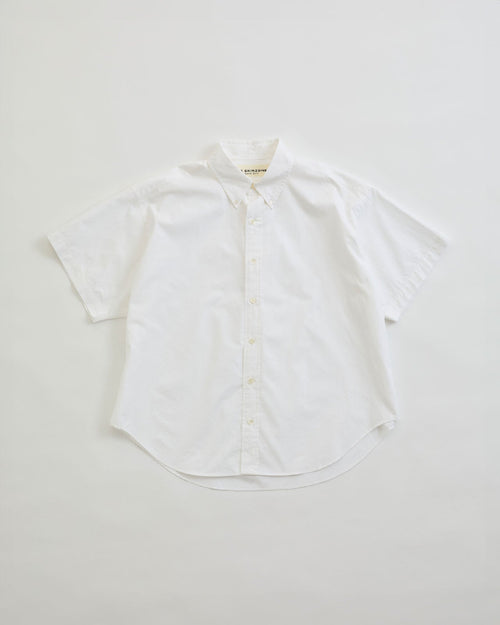 THE SHINZONE / HALF SLEEVE DADDY SHIRT 01 WHITE