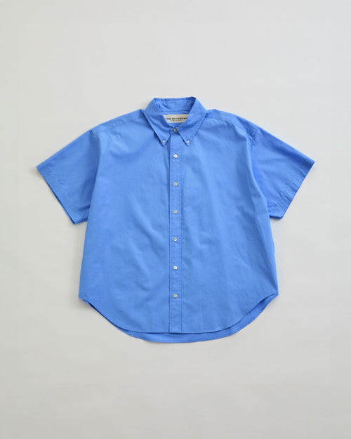 THE SHINZONE  HALF SLEEVE DADDY SHIRT 83 BLUE