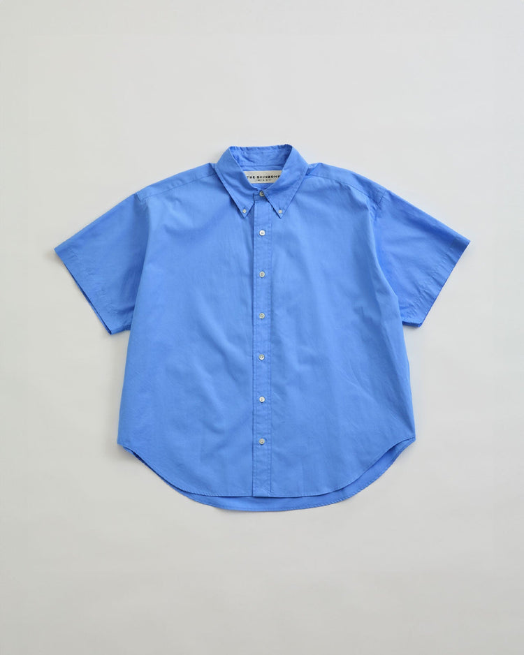 THE SHINZONE / HALF SLEEVE DADDY SHIRT 83 BLUE