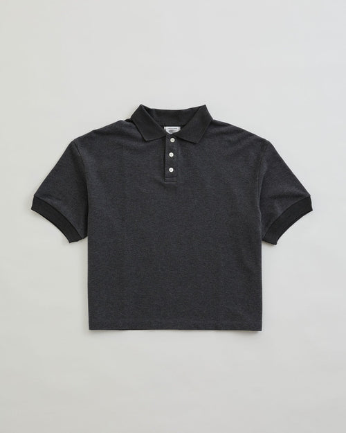 THE SHINZONE / WIDE POLO SHIRT 05 C.GRAY