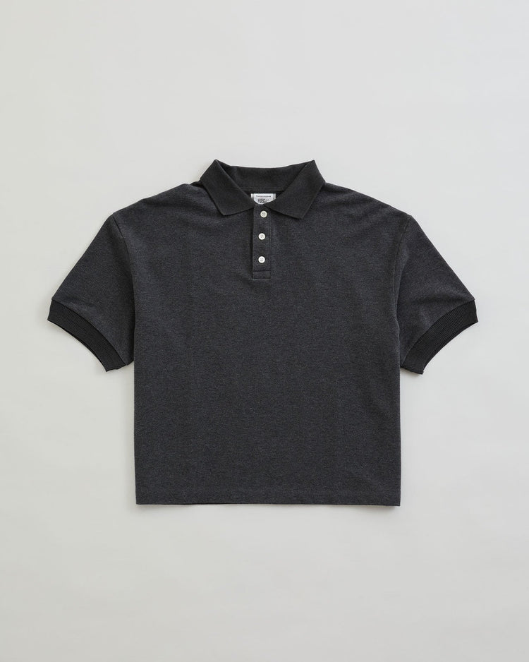 THE SHINZONE / WIDE POLO SHIRT 05 C.GRAY