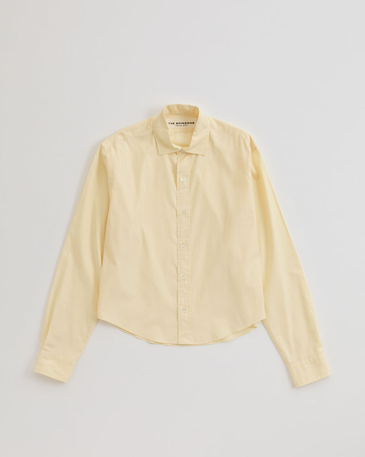 THE SHINZONE  SHORT PECK SHIRT 53 YELLOW