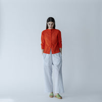 MEYAME / FRONT & BACK LACE PULLOVER　ORANGE