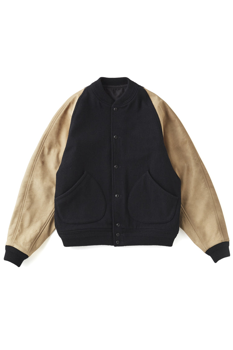 OLD JOE BRAND BUTTON-FRONT CAMPBELL JACKET ONYX*DUNE