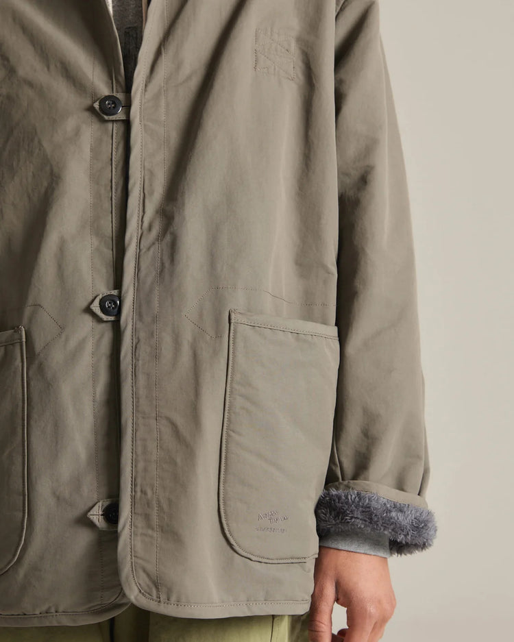 ARMY TWILL  COTTONNYLON REVERSIBLE JACKET AM-2654008 BLACK