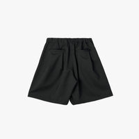 UNTRACE Knee Shorts _263 BLACK/DARK BROWN