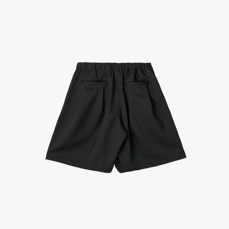 UNTRACE Knee Shorts _263 BLACK/DARK BROWN
