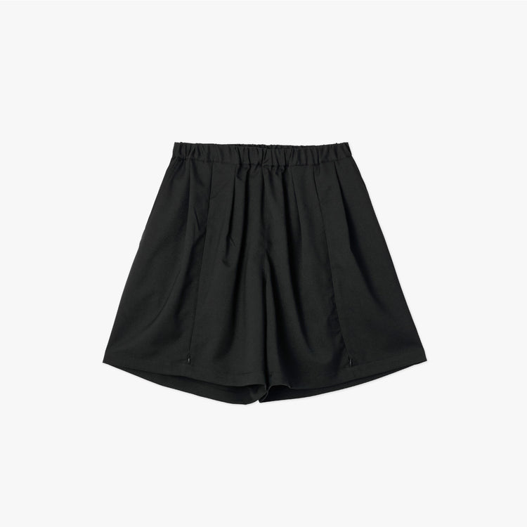 UNTRACE Knee Shorts _263 BLACK/DARK BROWN