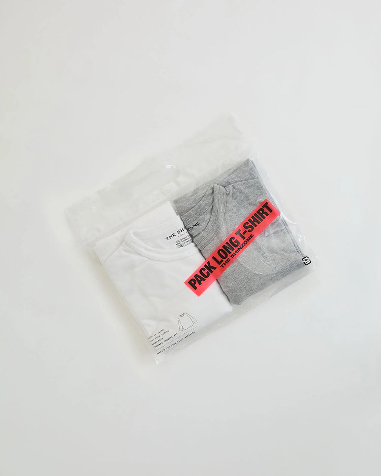 THE SHINZONE  PACK LONG SLEEVE TEE 26AMSCU18 06 GRAY