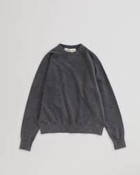 THE SHINZONE GARMENT DYED SWEATSHIRT 05 C.GRAY