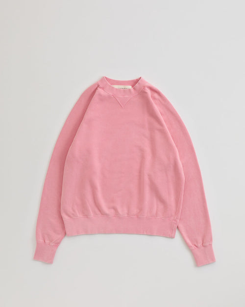 THE SHINZONE  GARMENT DYED SWEATSHIRT 12 PINK