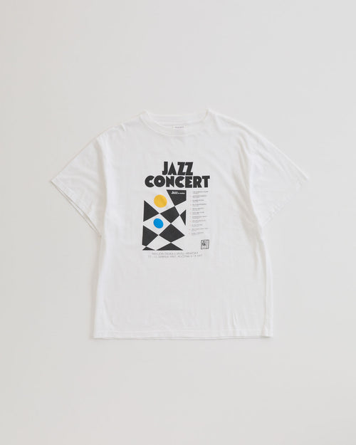 THE SHINZONE  JAZZ CONCERT TEE 01 WHITE