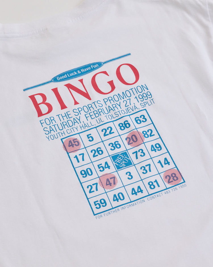 THE SHINZONE BINGO TEE 01 WHITE