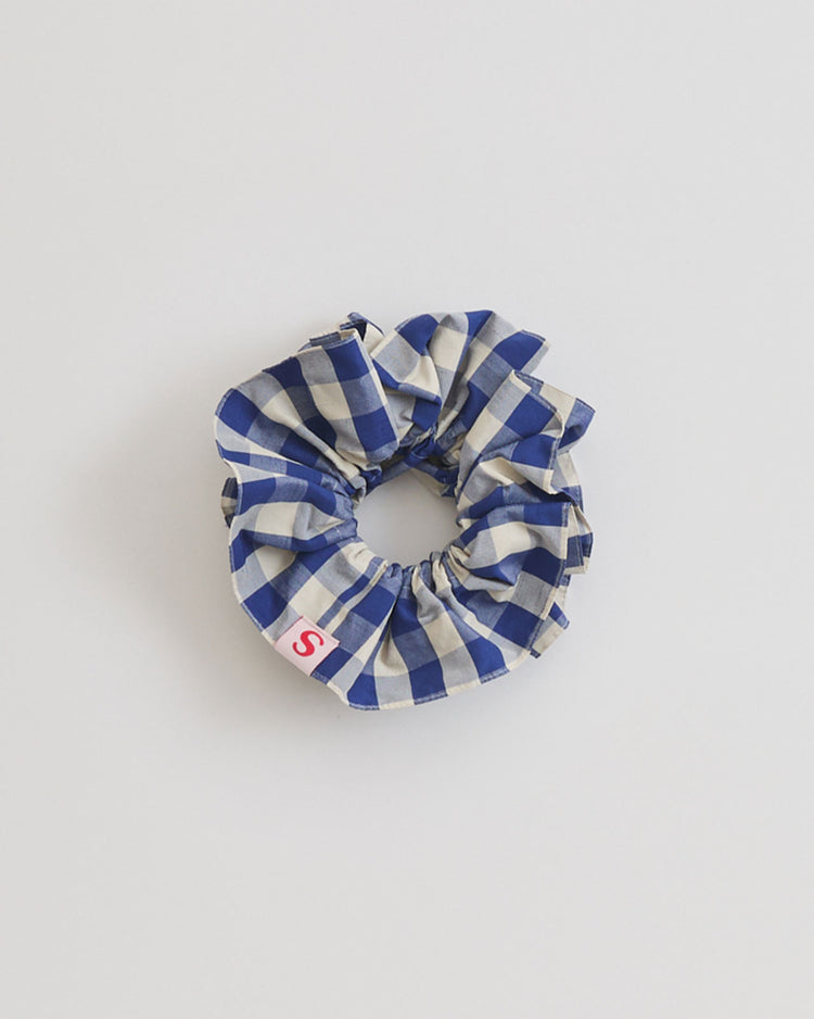 THE SHINZONE  GINGHAM CHECK SCRUNCHIE