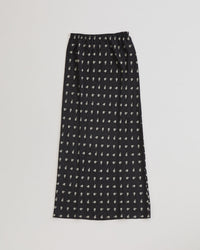 THE SHINZONE ILICA JACQUARD SKIRT 07 BLACK