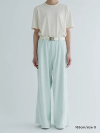 MEYAME CORDUROY SIDE LINE WIDE PANTS MEY-2518 LIGHT PURPLE