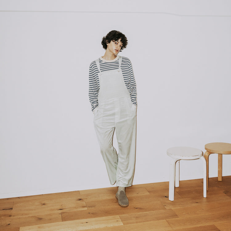 MEYAME / BORDER DOUBLE LONG SLEEVE TEE