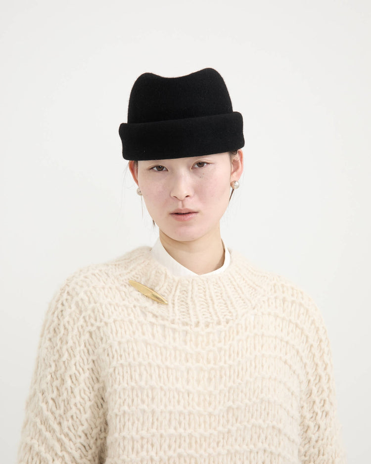 La Maison de Lyllis MOUNTAIN CAP BLACK