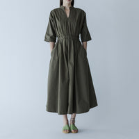 MEYAME / COTTON DRESS OLIVE