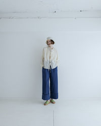 MEYAME  COTTON SILK BLOUSE JACKET CREAM