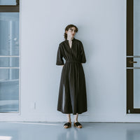 MEYAME / COTTON DRESS BLACK