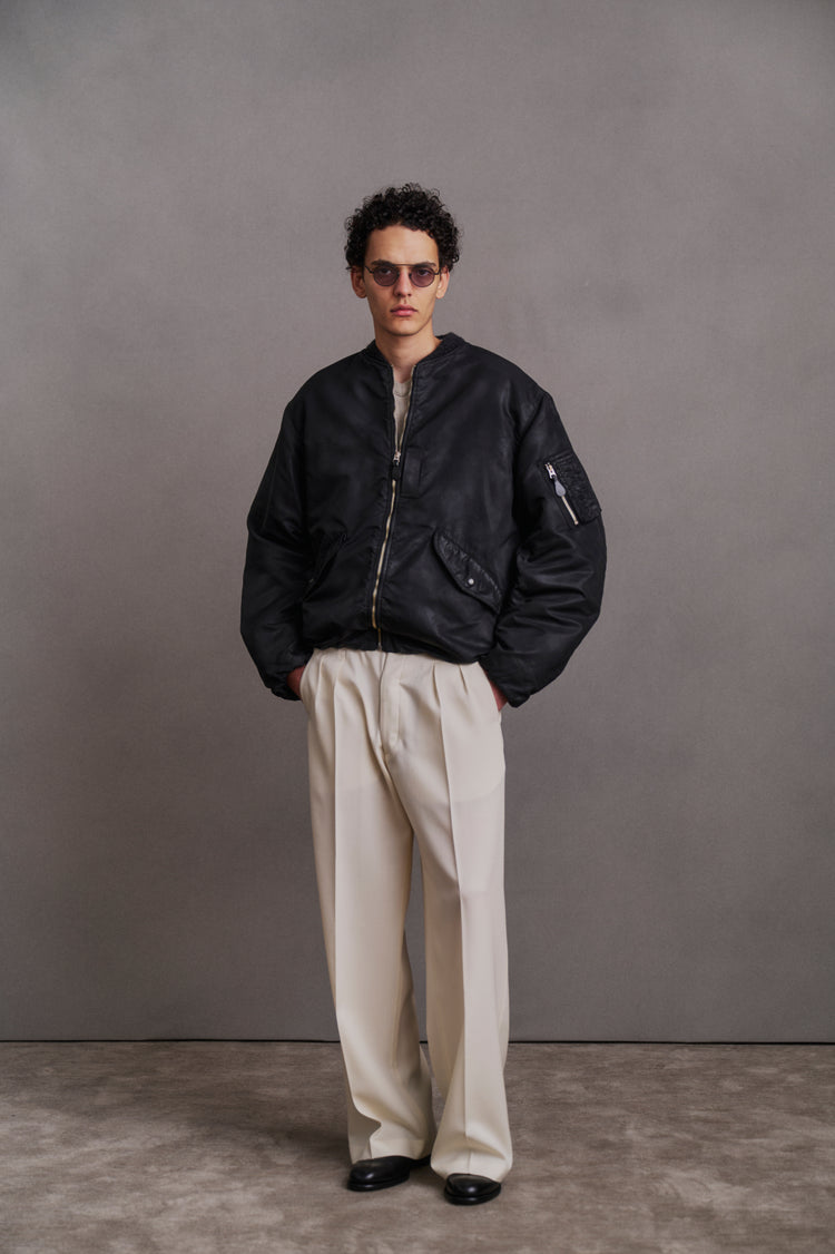 OLD JOE BRAND   FRONT TUCK ARMY TROUSER 262OJ-PT06 ONYX