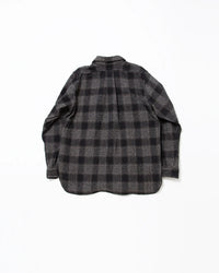 THE CORONA UTILITY  CS005 - W.C.W SHIRT PULLOVER / Black × White CS005-26-05-M