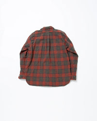 THE CORONA UTILITY  CS005 - W.C.W SHIRT PULLOVER / Red × Green CS005-26-06-M