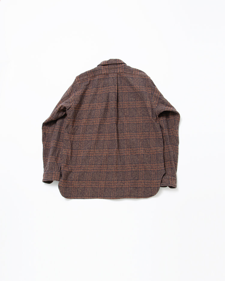 THE CORONA UTILITY   CS005 - W.C.W SHIRT PULLOVER / Mocha × Brown CS005-26-08