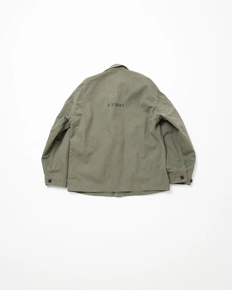 THE CORONA UTILITY CSJ005 - N-3 JUMPER / Light OG w/ Bio-wash