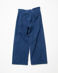 FATIGUE SLACKS  FP015 UTILITY NAVY SLACKS  Indigo w Bio-wash