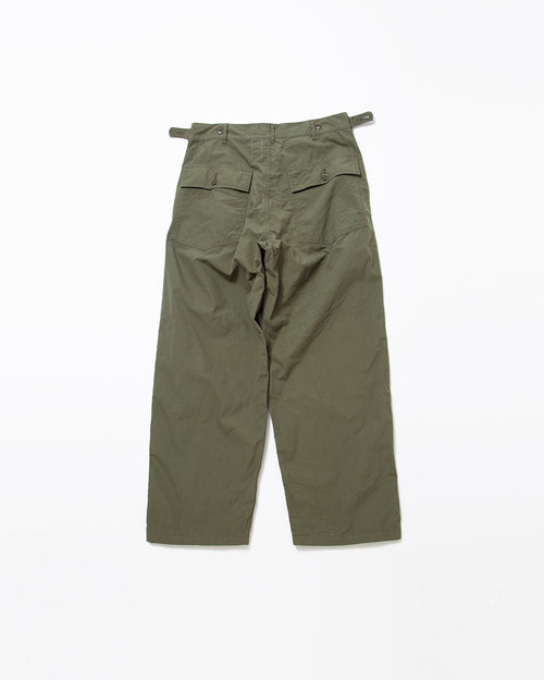 FATIGUE SLACKS FP027 - M-47 UTILITY SLACKS / Olive Green w/ Bio-wash FP027-26-04-M