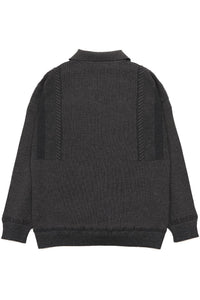 YASHIKI  Setsuen  Skipper Knit（雪煙） BLACK