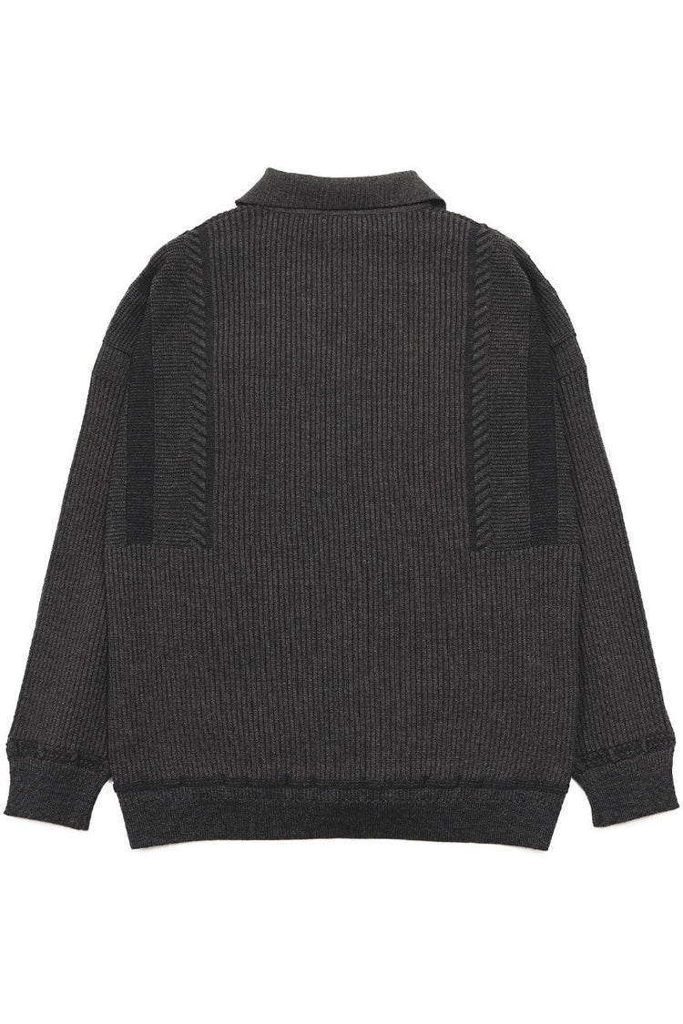 YASHIKI  Setsuen  Skipper Knit（雪煙） BLACK