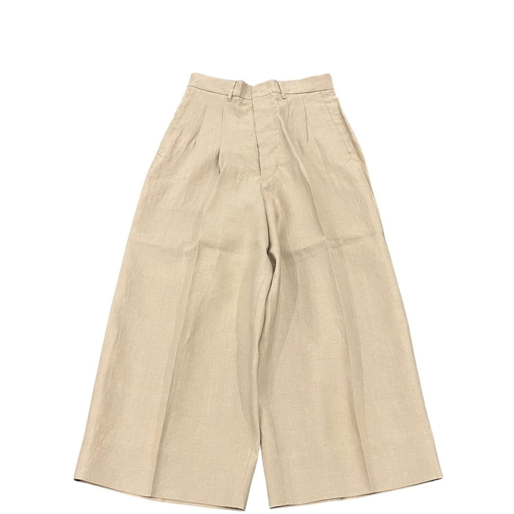 HAVERSACK / High-waisted 2-pleat wide-leg pants