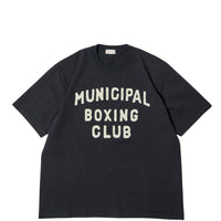 A.G.SPALDING&BROS   ARCHIVE GRAPHIC TEE MUNICIPAL BOXING CLUB BLACK