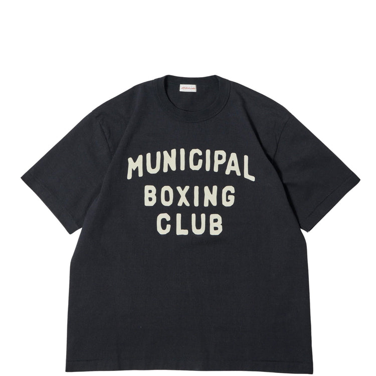 A.G.SPALDING&BROS   ARCHIVE GRAPHIC TEE MUNICIPAL BOXING CLUB BLACK
