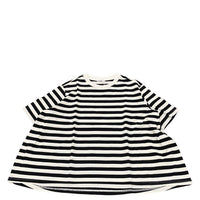 maillot / border flair s/s Tee BLACK