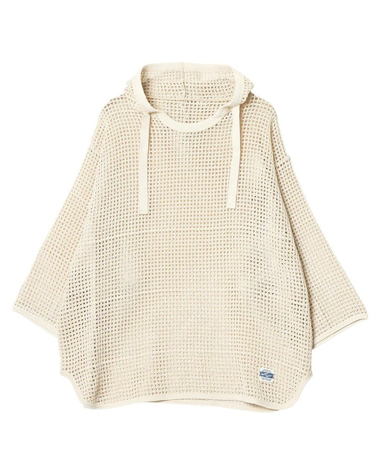 ARMY TWILL  COTTON MESH HOODIE AM-2613001 ECRU