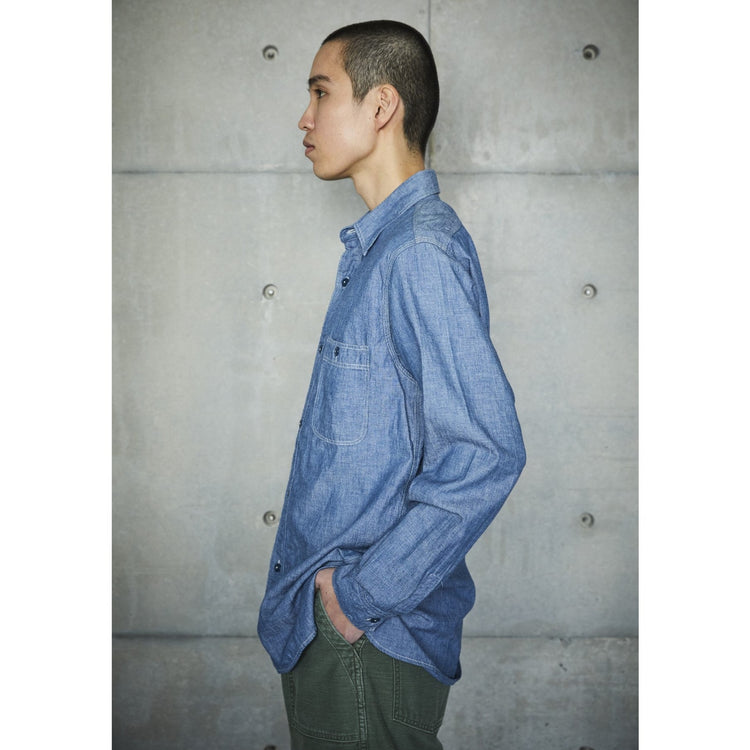 orslow / CHAMBRAY WORK SHIRT