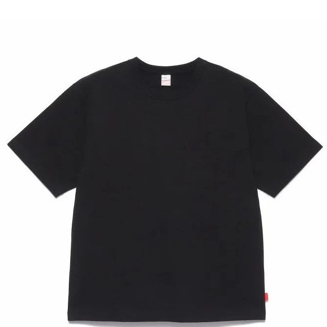 Healthknit / マックスウェイト　クルーネック半袖ポケットTシャツ BLACK
