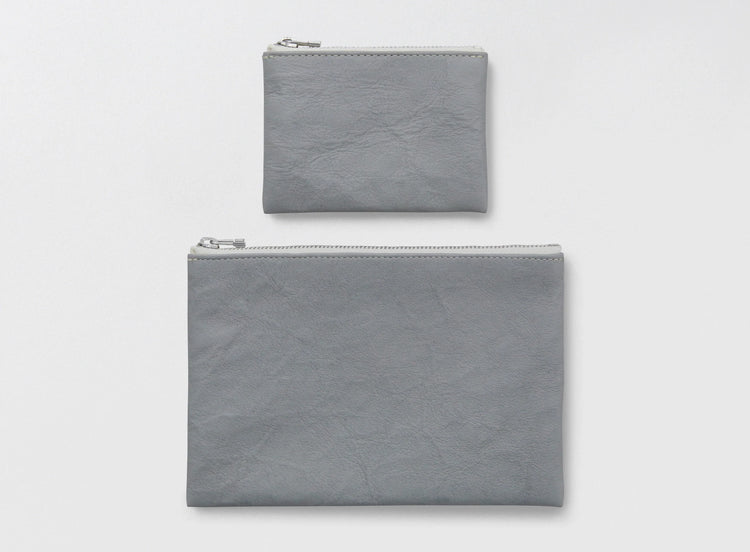 REEL/Flat zip pouch　size:M（フラットジップポーチ）
