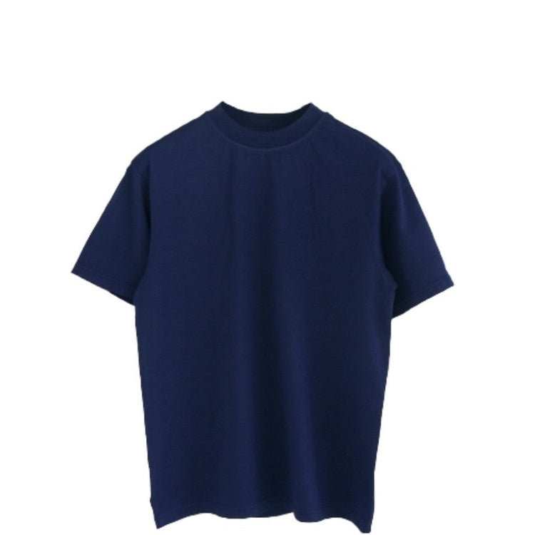 Yonetomi / NEW BASIC GARMENT DYED T-SHIRT NAVY