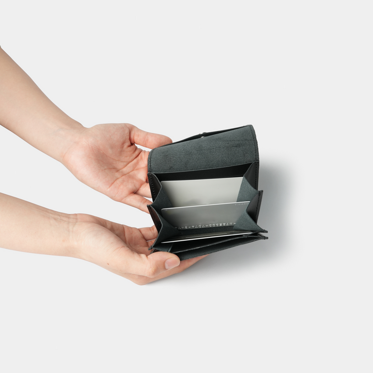 FADEN Silently mini wallet 005_makino BLACK