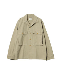 ARMY TWILL / Vintage Gabardine Shirt JK BEIGE