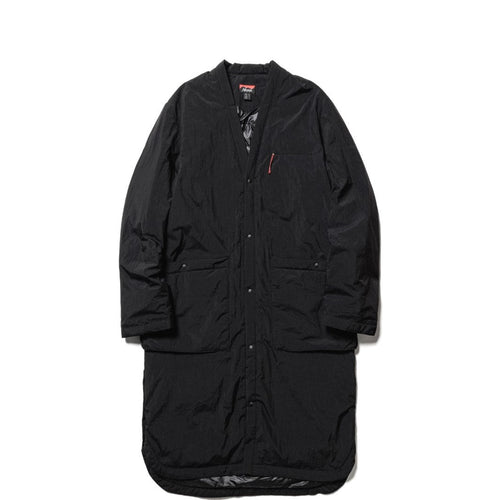 NANGA /NO COLLAR SOFT DOWN COAT(UNISEX)/ノーカラーソフトダウンコート BLACK