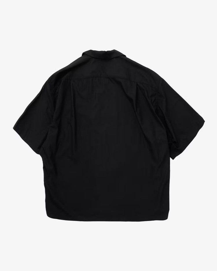 Sillage / re-engineered overshirt short sleeve black