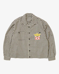 Sillage rib blouson deadstock digital plaid 